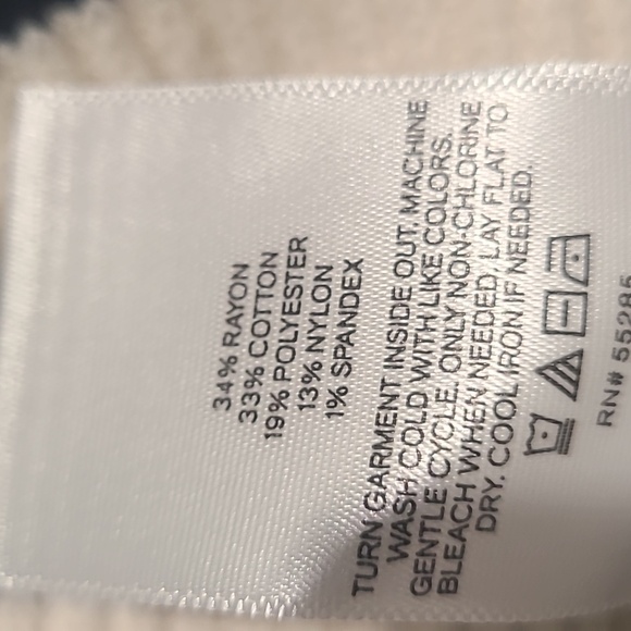 Express Navy and Cream Striped Sweater Dress - Picture 5 of 5